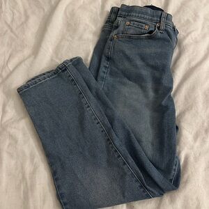 Stylish Denim Straight Leg Jeans